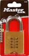 MASTER LOCK - Cadenas à combinaison programmable laiton massif 50mm anse d.10xh.32mm - vignette