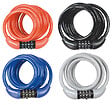 MASTER LOCK - Cable antivol vélo à combinaison L.180xd.0.8cm - vignette