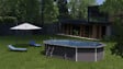 GRE - Piscine ovale composite 6,64m x 3,86m x H.1,54m - vignette