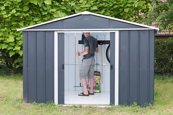 YARDMASTER - Abri de jardin en métal 108AEYZ - Anthracite - large
