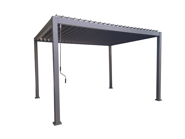 MODE DE VIE - Pergola Bioclimatique Eliana - Aluminium - L391xH250xP301cm - large