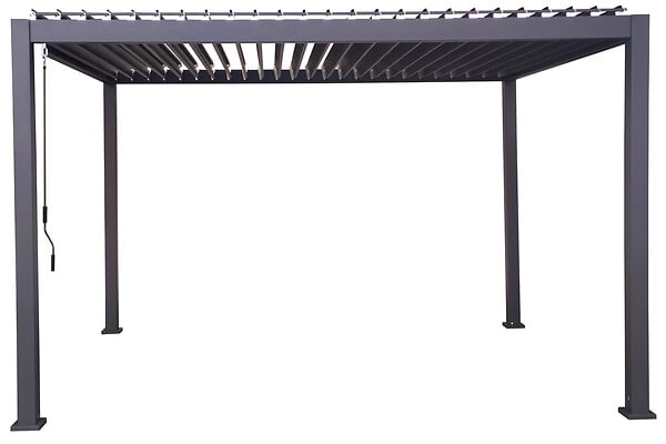 MODE DE VIE - Pergola Bioclimatique Eliana - Aluminium - L391xH250xP301cm - large