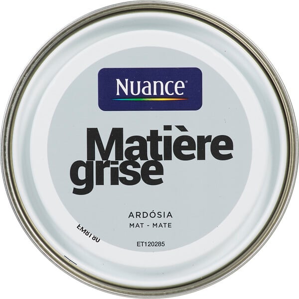 NUANCE - Peinture MonoCrème - Matière grise - Mat - 0,5L - large