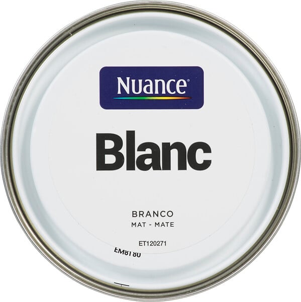 NUANCE - Peinture MonoCrème - Blanc - Mat - 0,5L - large