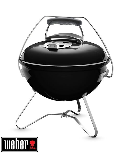 WEBER - Barbecue charbon Smokey Joe Premium acier émaillé Noir 37 cm - large
