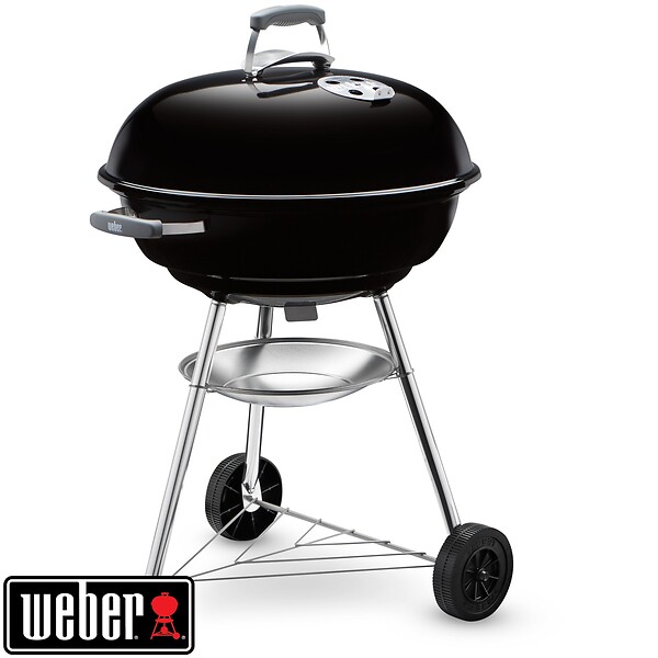 WEBER - Barbecue à charbon noir 57cm Compact KETTLE - large