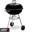 WEBER - Barbecue à charbon noir 57cm Compact KETTLE - vignette