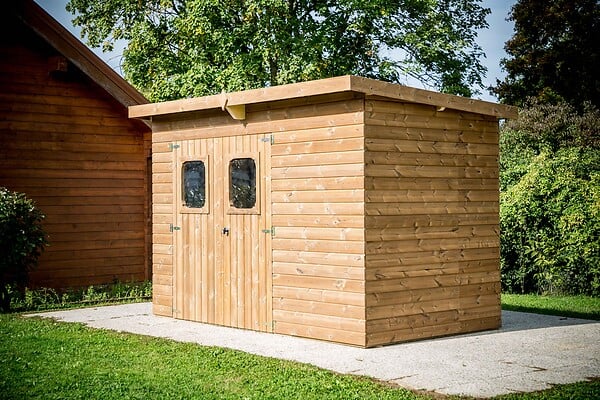 HABRITA - Abri de jardin - Bois - 19mm - 5.20m2 - large
