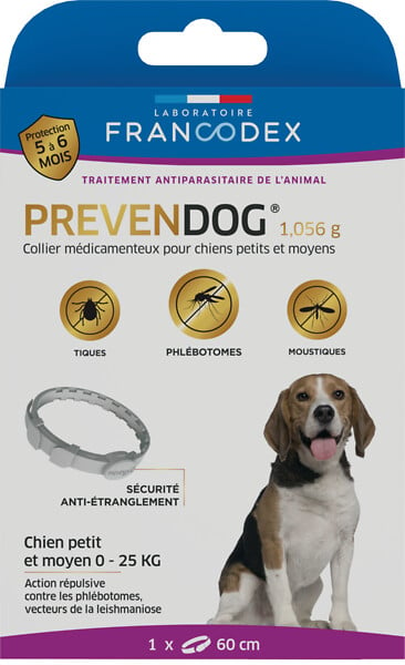 FRANCODEX - COLLIER PREVENDOG 0-25kg - large