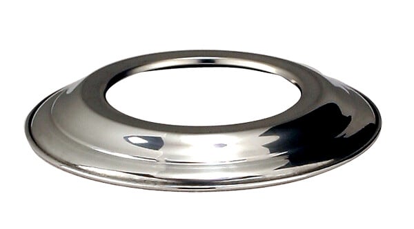Rosace aluminium diamètre 80mm - large