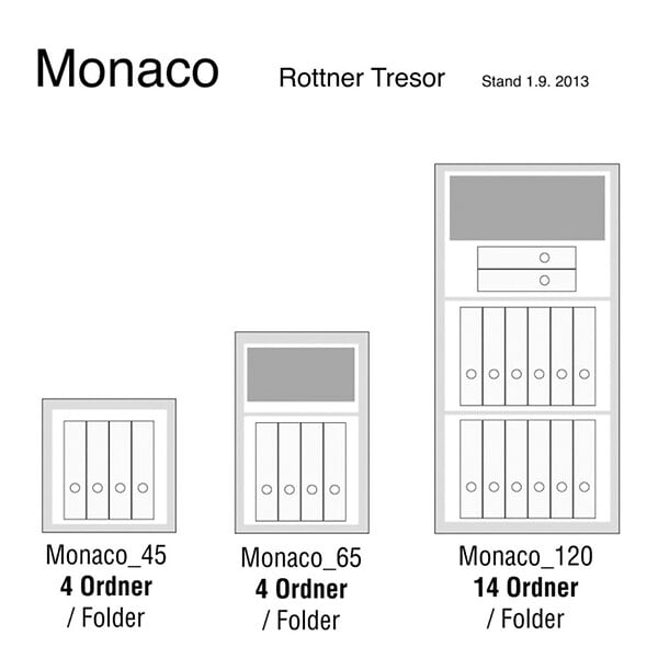 ROTTNER - Coffre Fort Rottner Monaco 120 Serrure Électronique - large