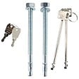 ROTTNER - Coffre Fort Ignifuge Diamant Fire Premium Po 80 Serrure à Clé - vignette