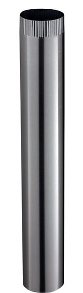 DISTRIWEST - Tuyau aluminié droit - Diam.125xL.1m - large