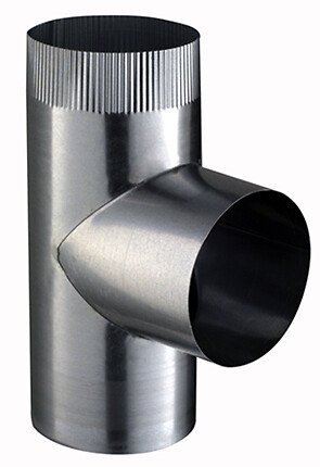 DISTRIWEST - Té aluminium Diam.125 mm - large