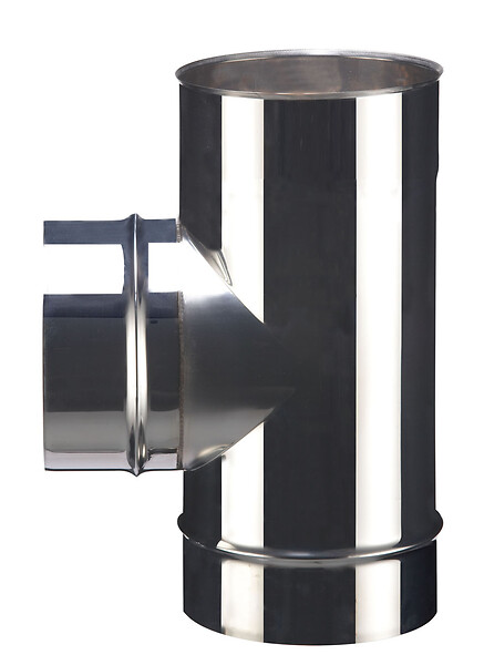 DISTRIWEST - Té nu en inox 90° - D150mm - large