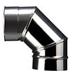 DISTRIWEST - Coude à facettes 90° soudé inox diamètre 150mm - vignette