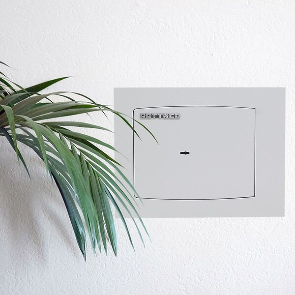 ROTTNER - Coffre Fort À Emmurer Wall Safe Delta 30 Serrure À Clé - large