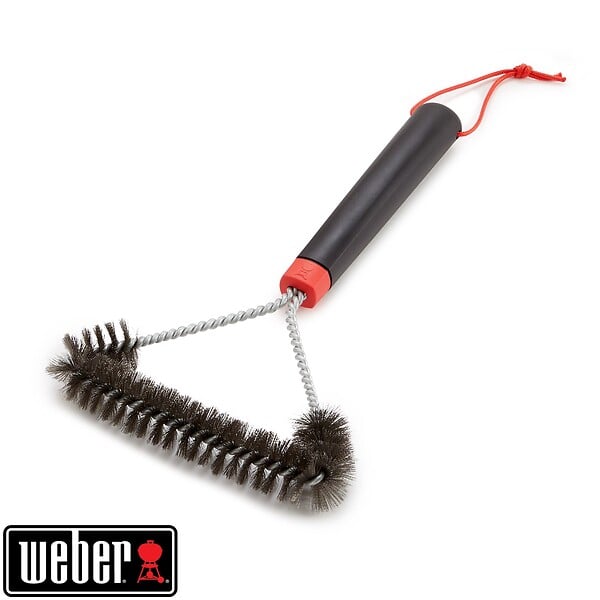WEBER - Brosse nettoyage grille barbecue 3 faces - 30 cm - large