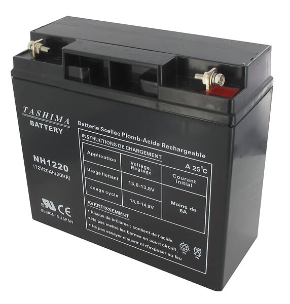 TASHIMA - Batterie pour motoculture 12V 20A Nh1220 - large