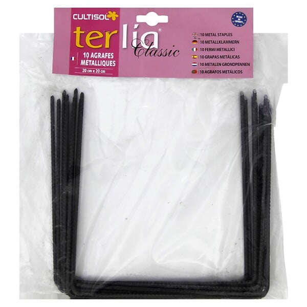 TERLIA - Agrafes métalliques - 20cmx20cm - large