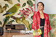 AS CREATION - Papier peint panoramique Perroquets vert - 7 lés - 371x280cm - vignette
