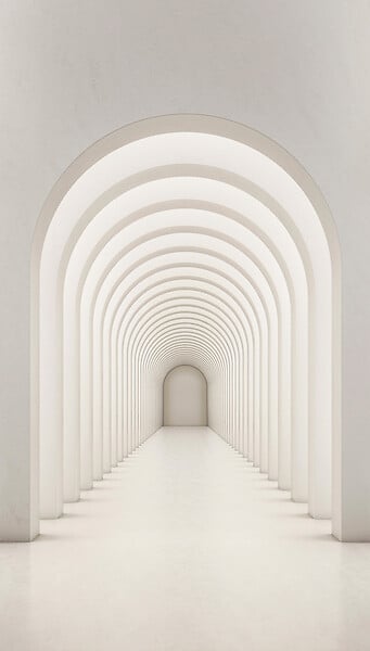 AS CREATION - Panoramique 3d arcades tunnels - large
