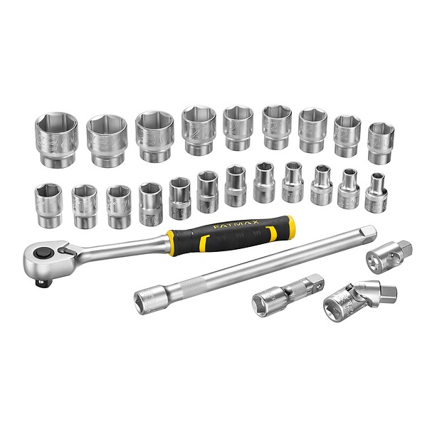 STANLEY Fatmax - Coff.douilles stakbox l-26 pcs - large