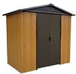 YARDMASTER - Abri de jardin en métal 106WGY - Marron - L.303xP.197xH.212cm - vignette