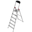 HAILO - Escabeau Hailo L60 sécurisé pliable - 6 marches - 3.03m - en alu ultra léger - vignette