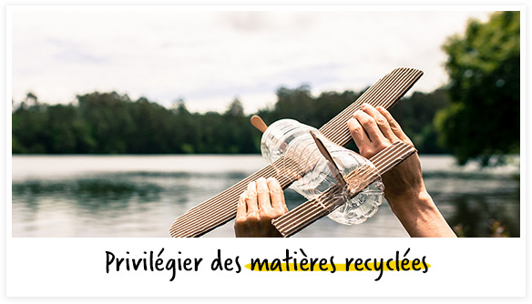 Privilégier des matières recyclées