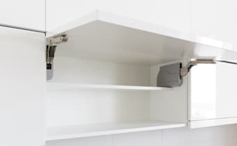 Mon Espace Maison - Meuble haut sur hotte cuisine aluminium largeur 80cm |  Mon Espace Maison